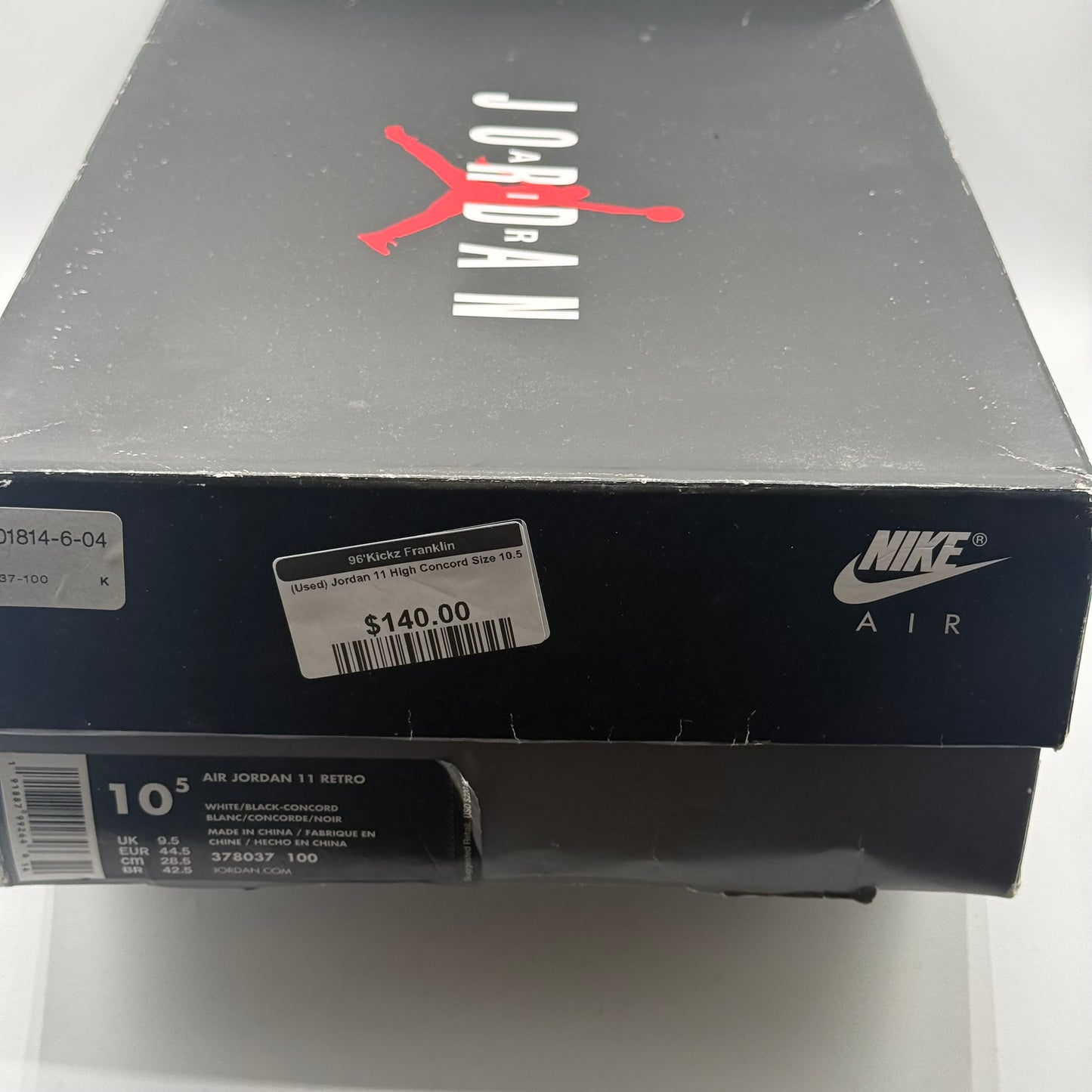 (Used) Jordan 11 High Concord Size 10.5