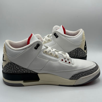 (USED) Jordan 3 White Cement Reimagined Size 12
