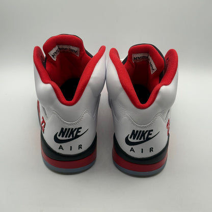 (USED) Jordan 5 Fire Red Tongue Size 9.5