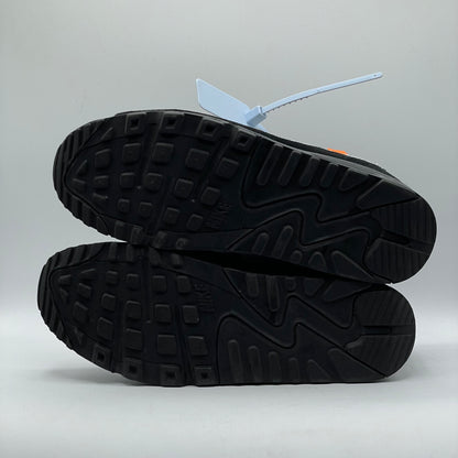 (Used) Nike Off-White Air Max 90 Black Size 9.5