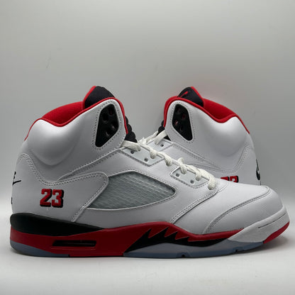 (Used) Jordan 5 Fire Red Black Tongue Size 11.5