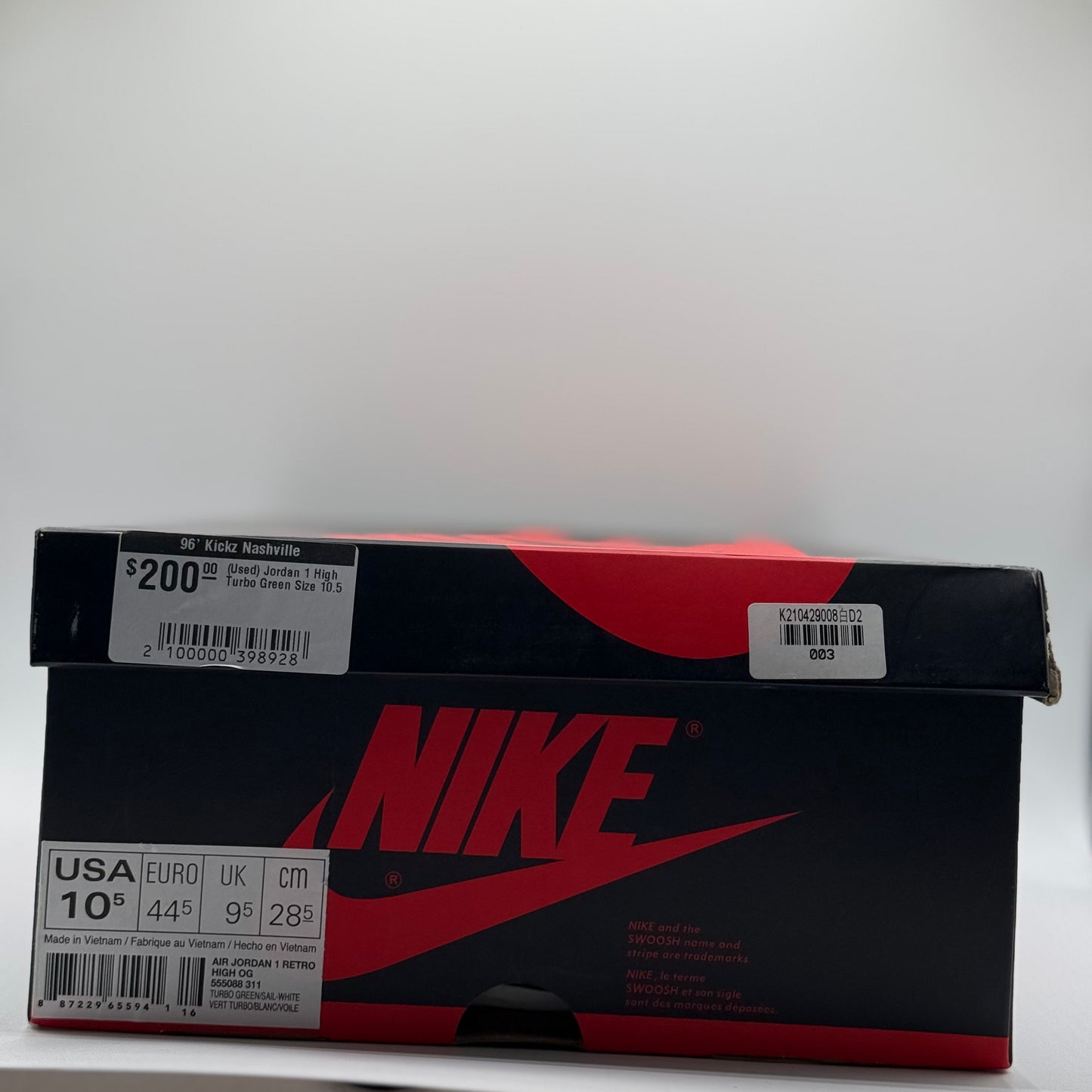 (Used) Jordan 1 High Turbo Green Size 10.5