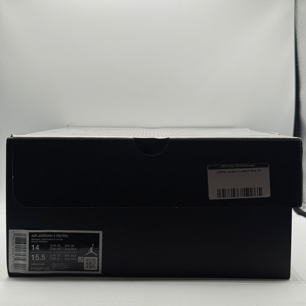 (USED) Jordan 4 Lakers Size 14