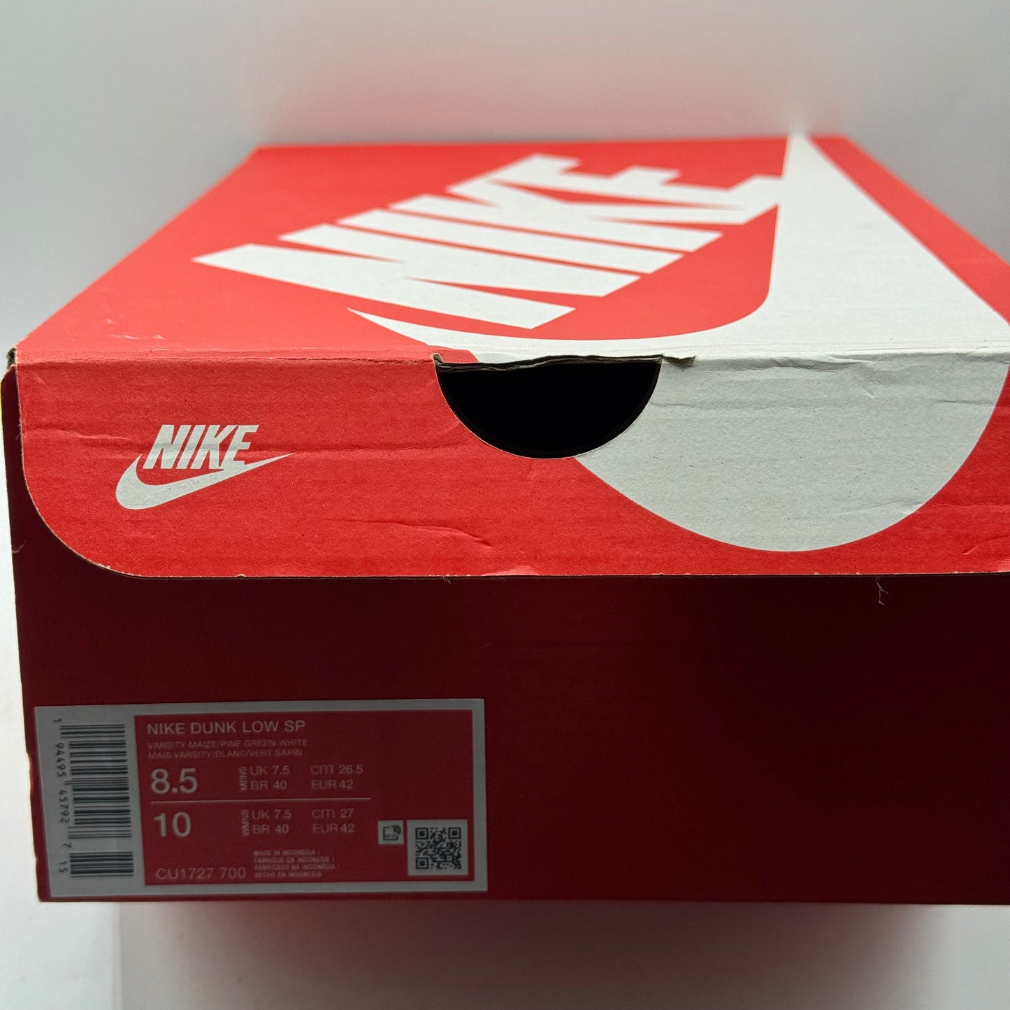 (Used) Nike Dunk Low Brazil Size 8.5