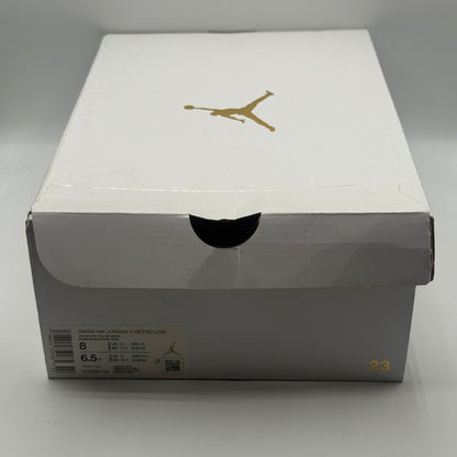 (USED) Jordan 11 Low Yellow Snakeskin Size 8W/6.5Y
