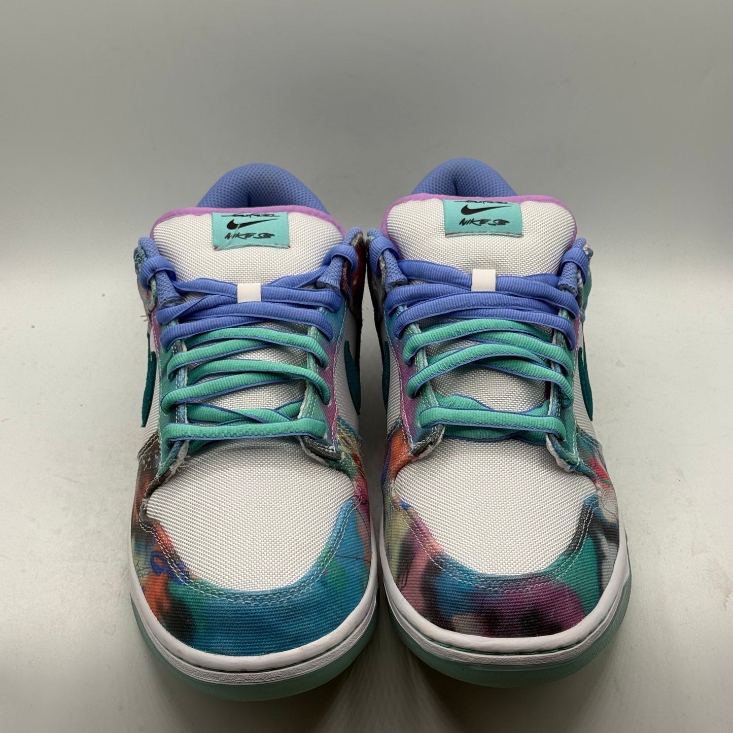 (Worn 1x) Nike SB Dunk Low Futura Laboratories Bleached Aqua Size 11