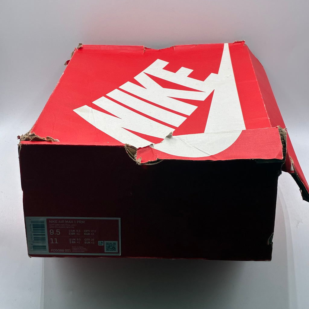 (USED) Nike Air Max 1 Crepe Soft Grey Size 9.5