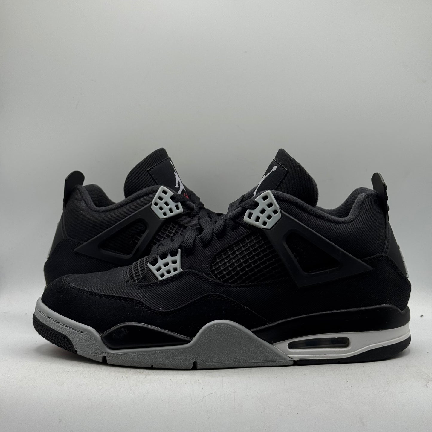 (Used) Jordan 4 Black Canvas Size 11