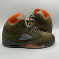 (USED, No Box) Jordan 5 Olive Size 10