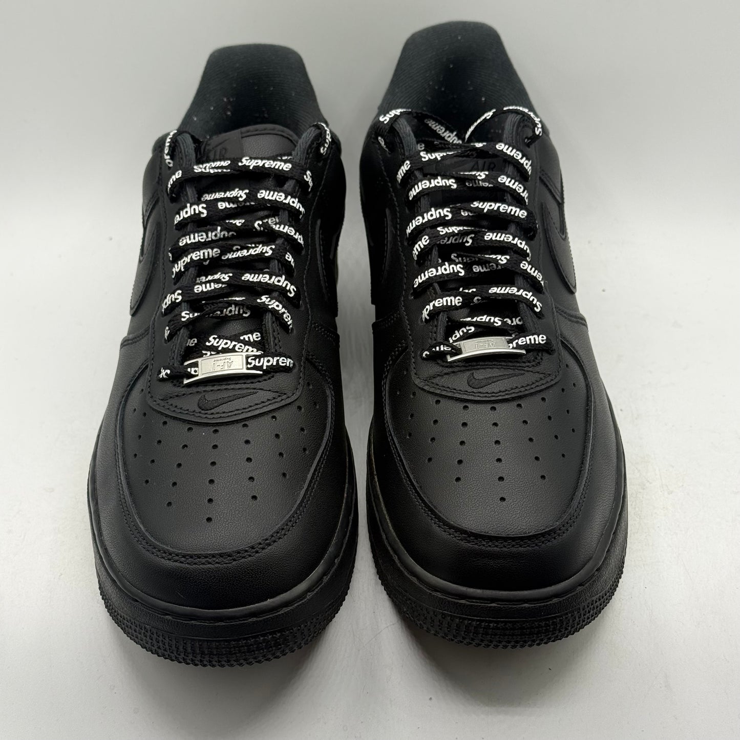 (Used) Nike Air Force 1 Supreme Black Size 10