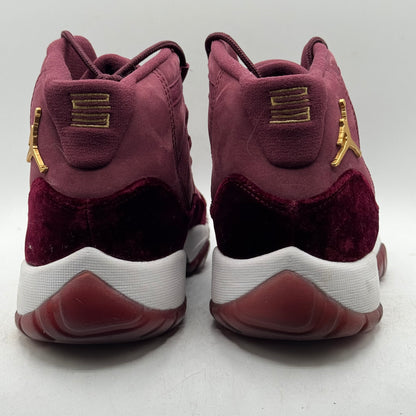 (Used No Box) Jordan 11 High Heiress Night Maroon Size 6.5Y
