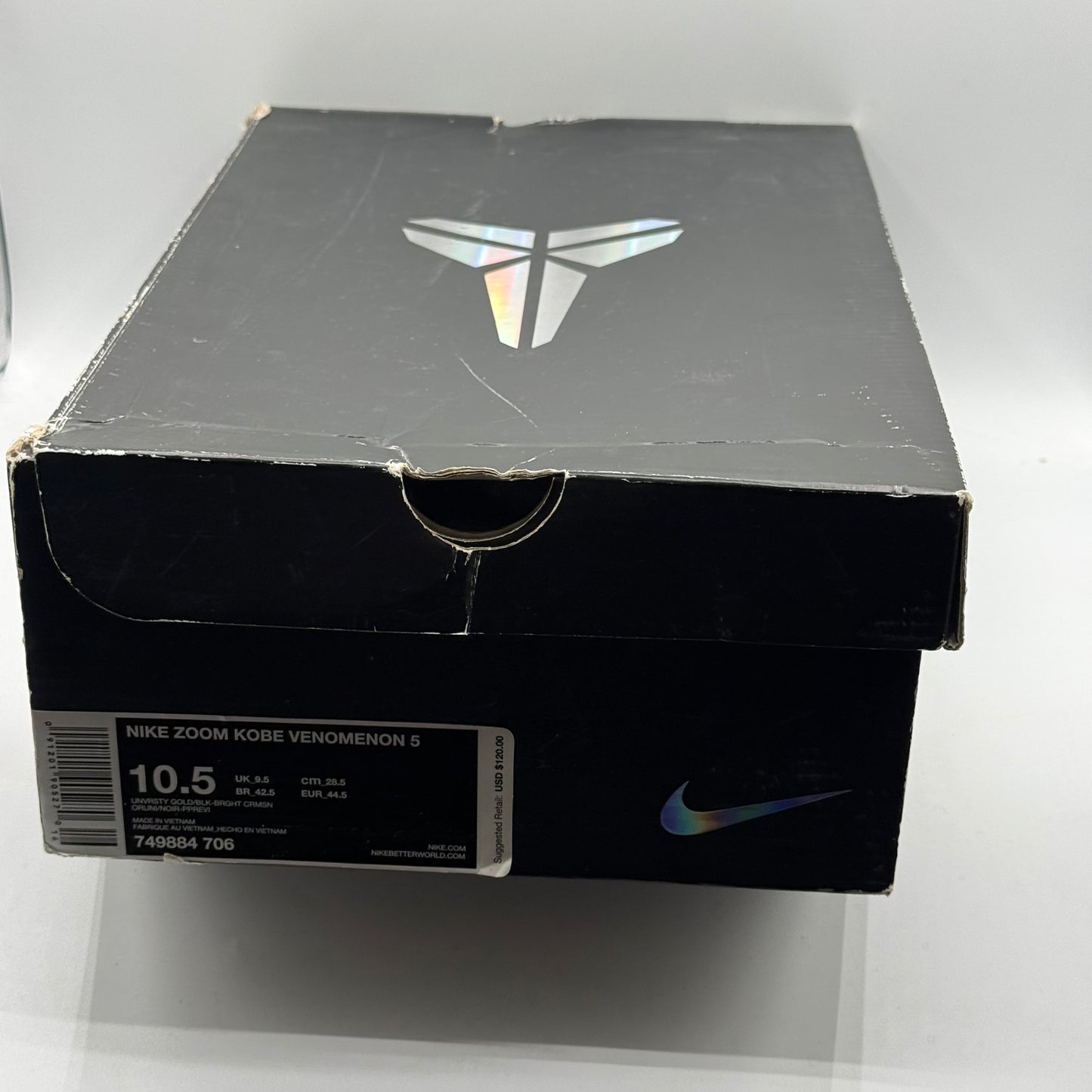(Used) Nike Zoom Kobe Venomenon Unv Gold Size 10.5