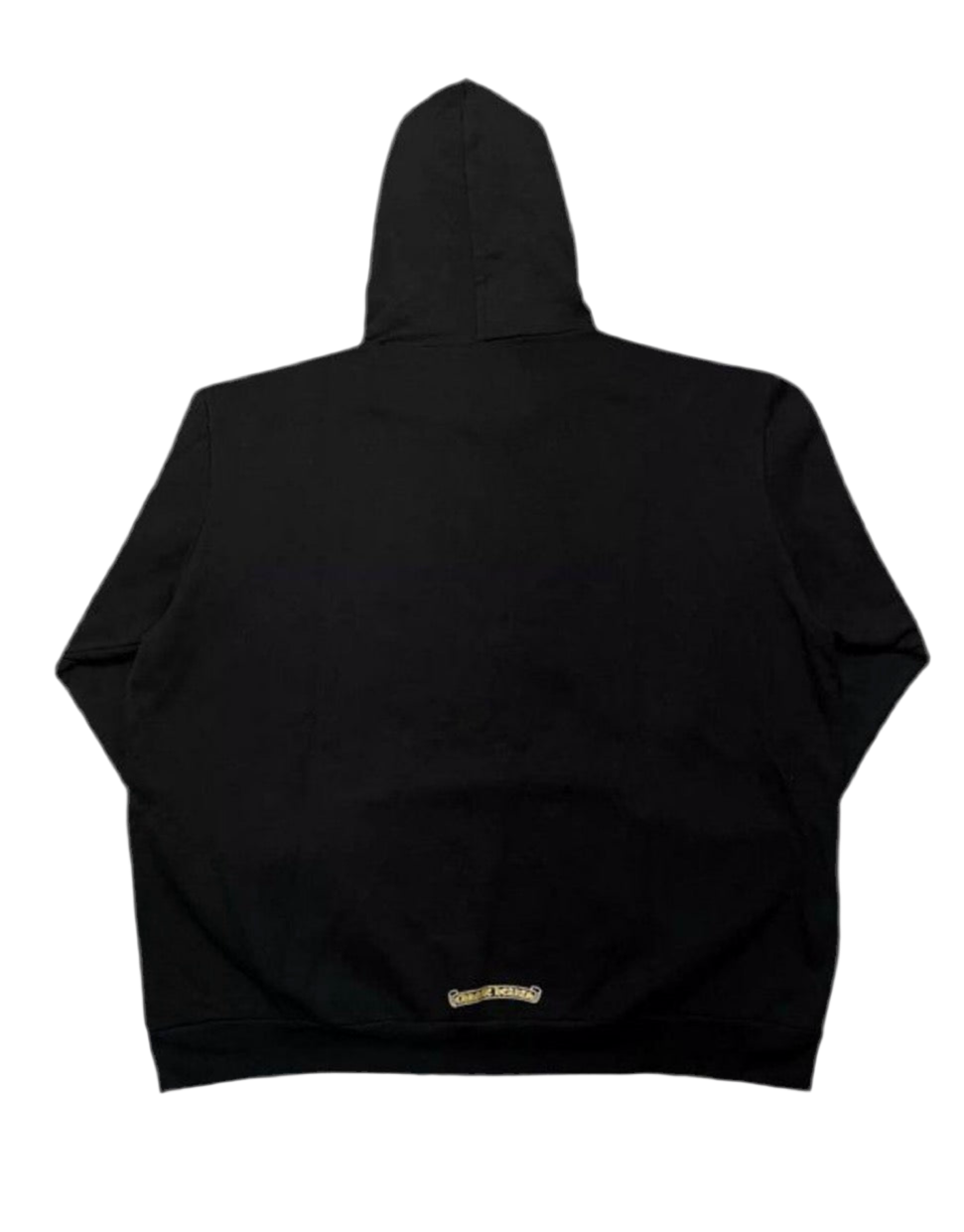 Chrome Heart Hoodie Gold Glitter Logo Hoodie Size Large