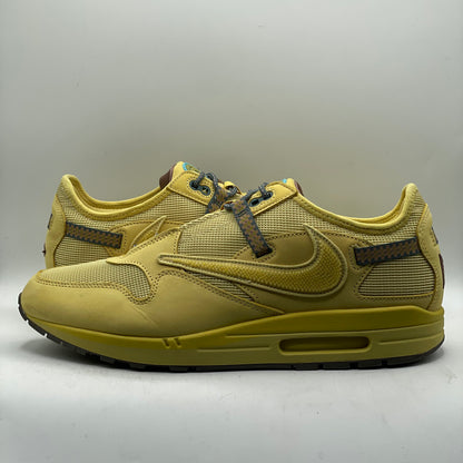 (USED) Nike Air Max 1 Travis Scott Cactus Jack Saturn Gold Size 14