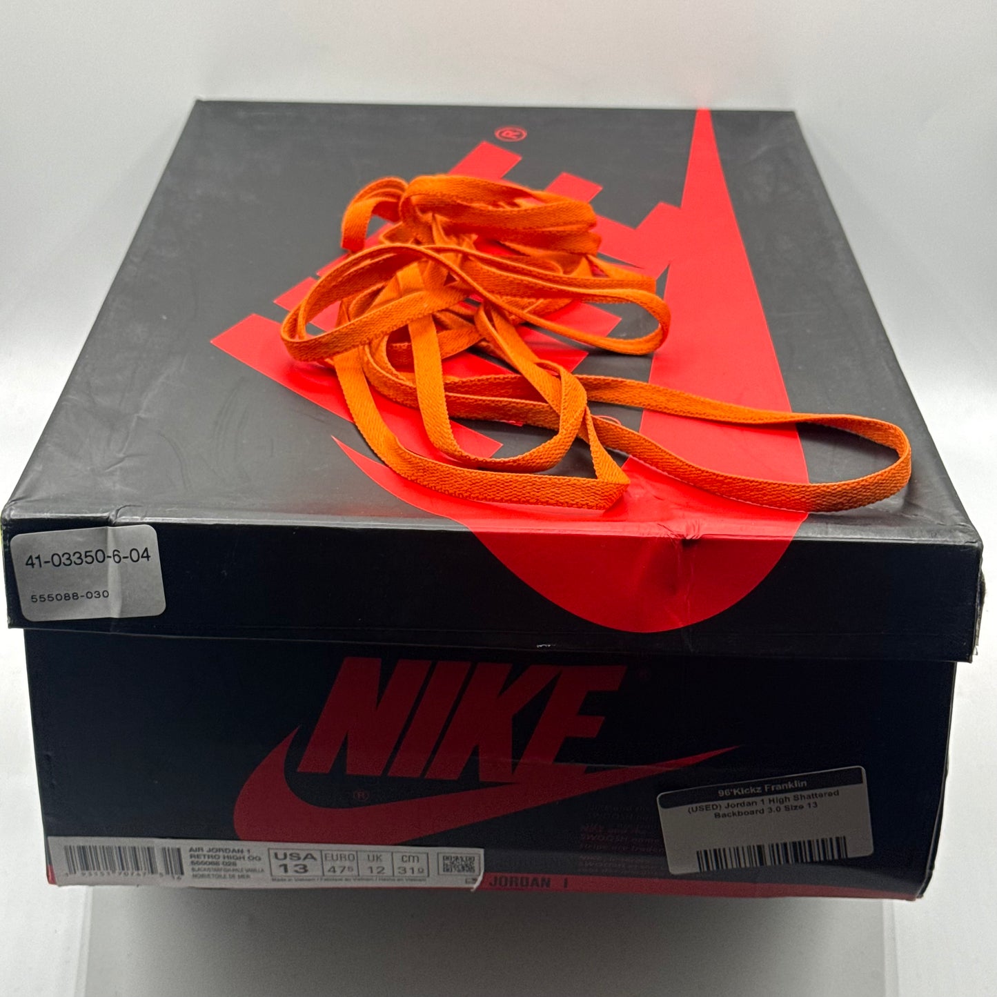 (USED) Jordan 1 High Shattered Backboard 3.0 Size 13