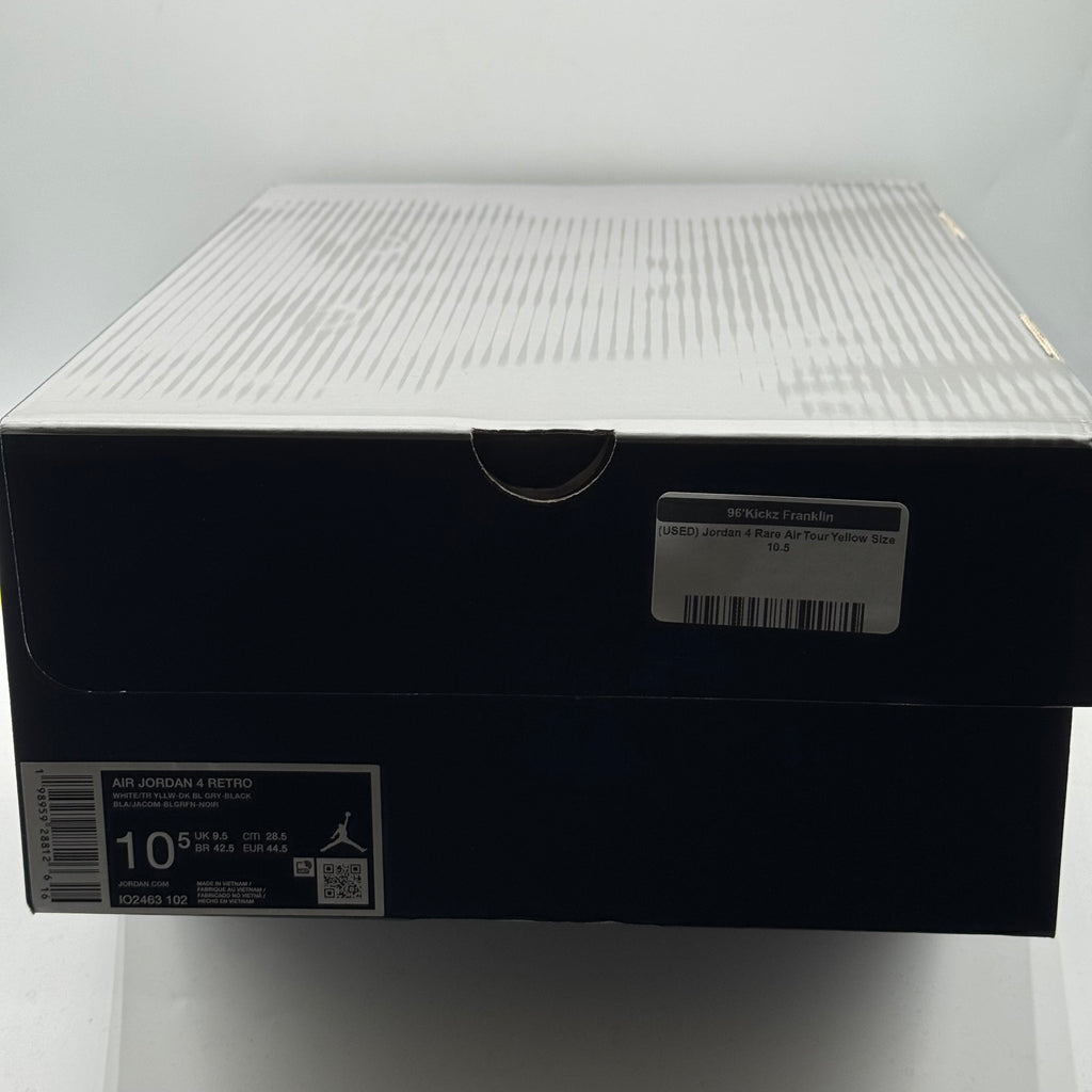 (USED) Jordan 4 Rare Air Tour Yellow Size 10.5