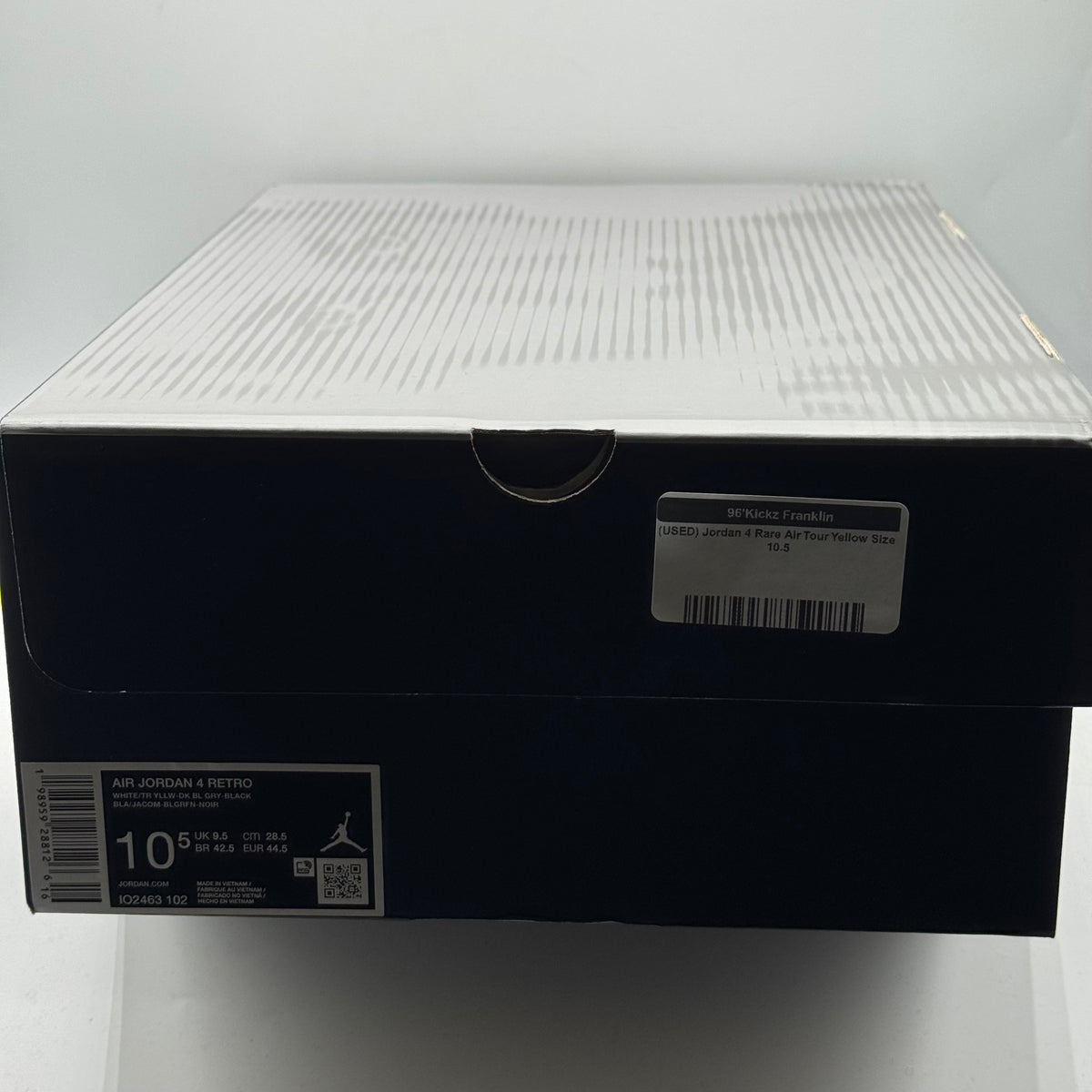 (USED) Jordan 4 Rare Air Tour Yellow Size 10.5