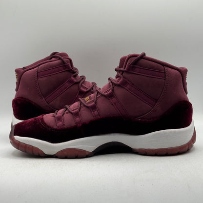 (Used No Box) Jordan 11 High Heiress Night Maroon Size 6.5Y