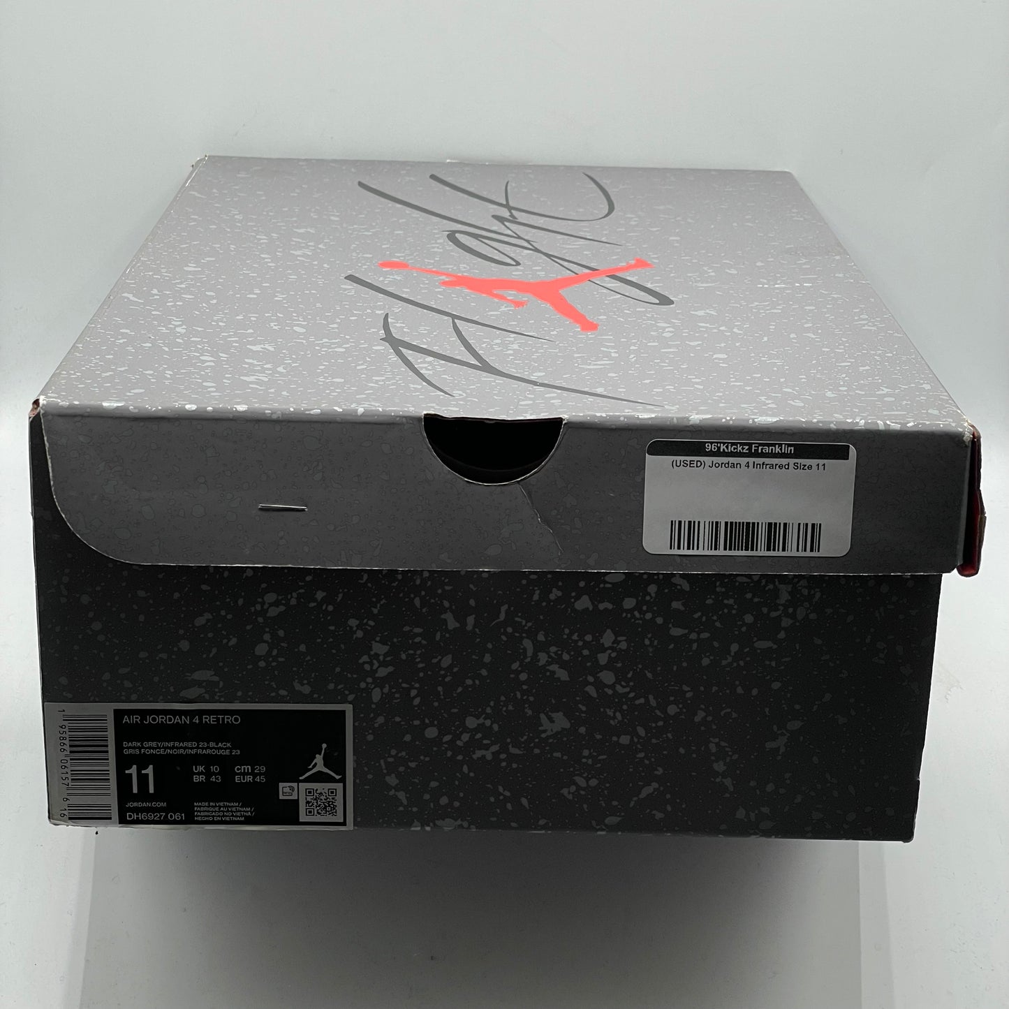 (USED) Jordan 4 Infrared Size 11