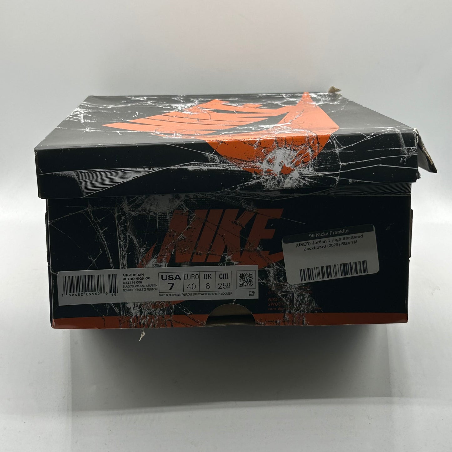 (USED) Jordan 1 High Shattered Backboard (2025) Size 7M