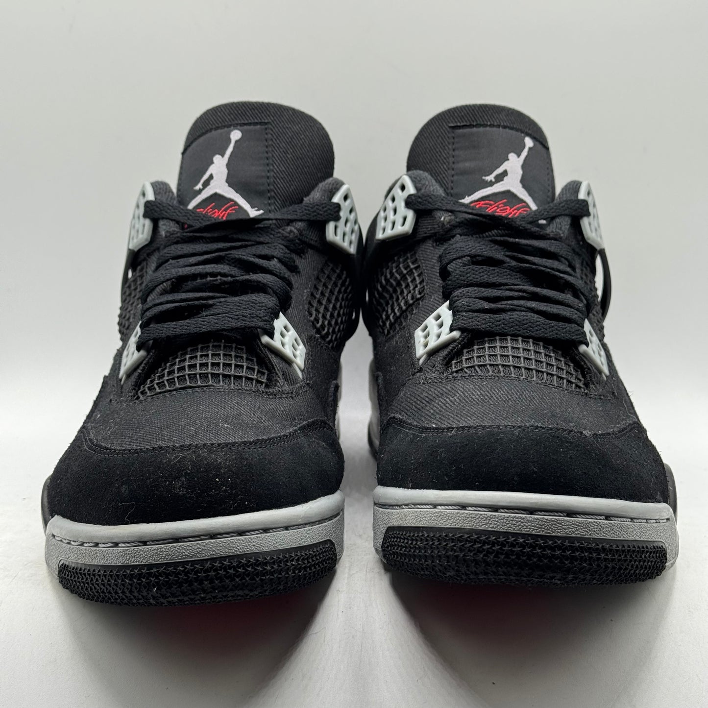(Used) Jordan 4 Black Canvas Size 11