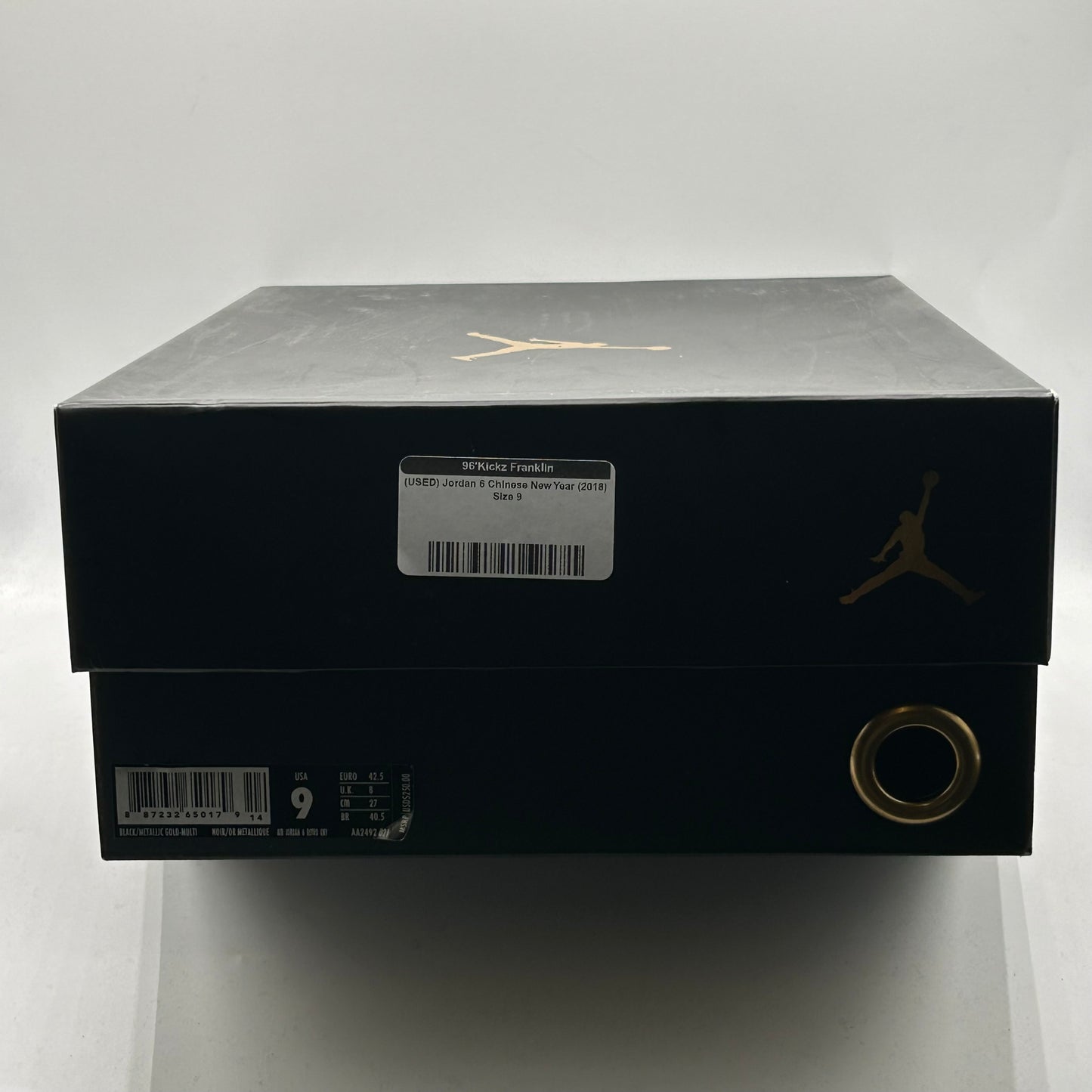 (USED) Jordan 6 Chinese New Year (2018) Size 9