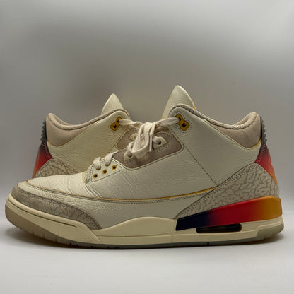 (USED) Jordan 3 J Balvin Medellin Sunset Size 12