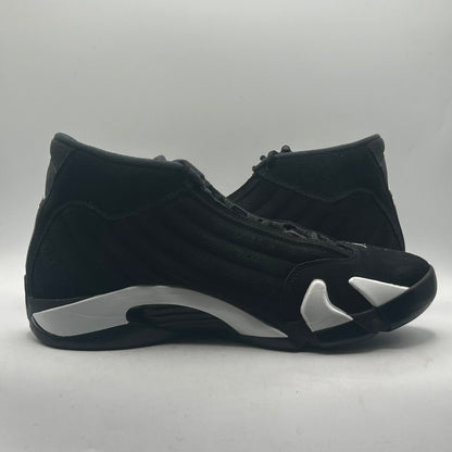 (USED NO BOX) Jordan 14 Black White Size 12