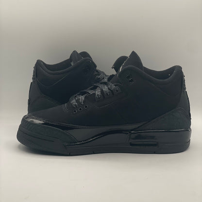 (USED) Jordan 3 Black Cat Size 6.5Y