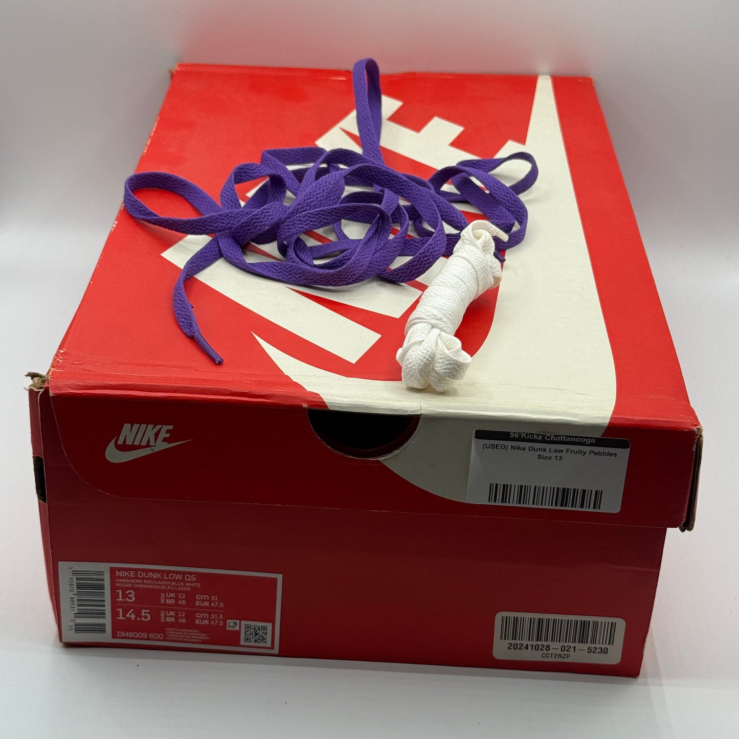 (USED) Nike Dunk Low Fruity Pebbles Size 13