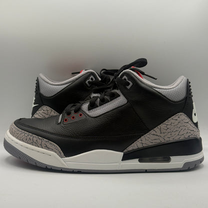 (USED) Jordan 3 Black cement Size 10