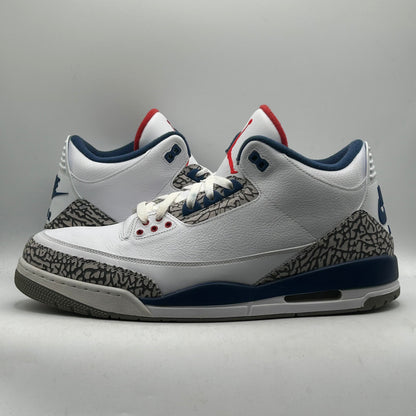 (Used No Box) Jordan 3 True Blue (2017) Size 15