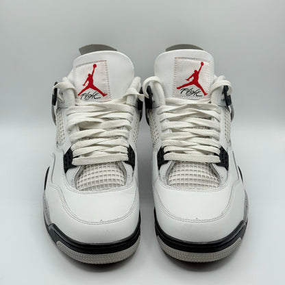 (USED) Jordan 4 White Cement Size 11.5