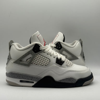 (Used) Jordan 4 White Cement (2025) Size 5.5Y