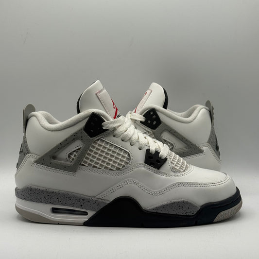 (Used) Jordan 4 White Cement (2025) Size 5.5Y