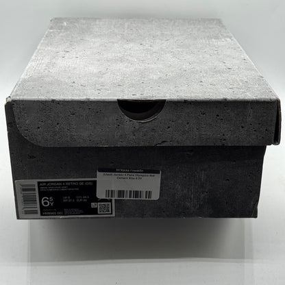 (Used) Jordan 4 Paris Olympics Wet Cement Size 6.5Y