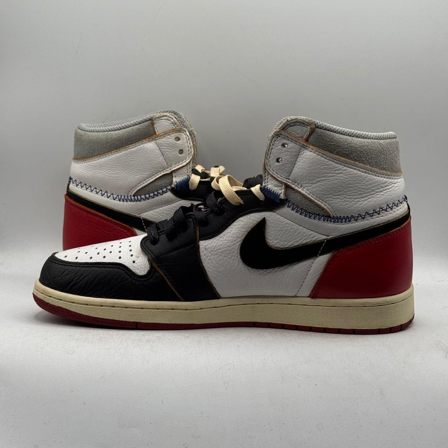 (USED) Jordan 1 High Union LA Black Toe Size 10