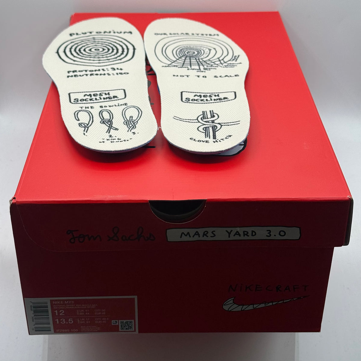 (Used) NikeCraft Mars Yard Shoe 3.0 Tom Sachs Space Camp Size 12
