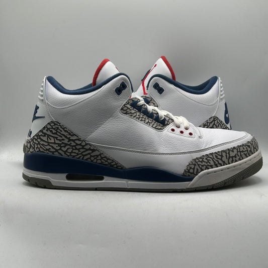 (Used No Box) Jordan 3 True Blue (2017) Size 15