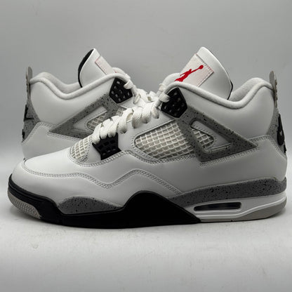 (Worn 1x) Jordan 4 White cement size 10.5