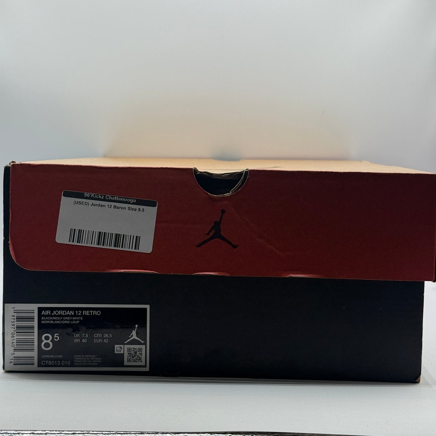 (USED) Jordan 12 Baron Size 8.5