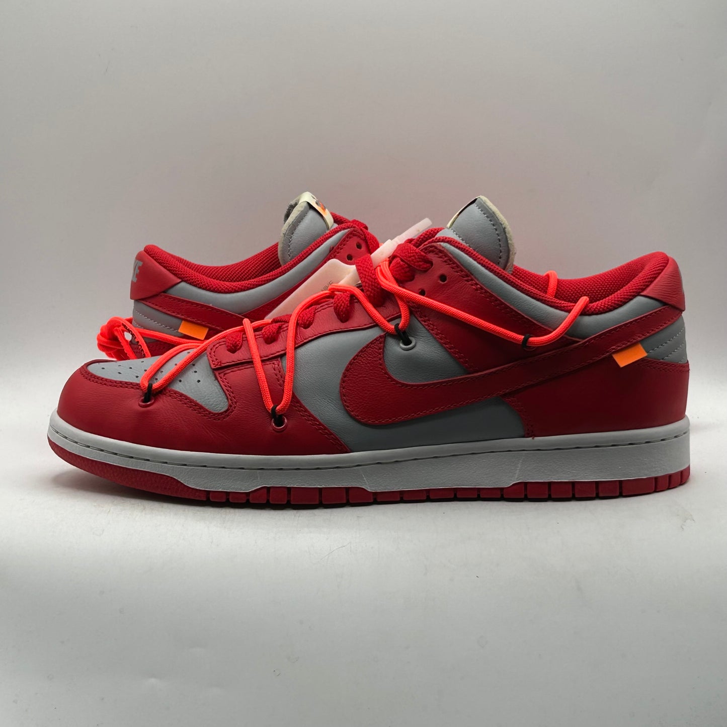 (USED) Nike Dunk Low Off-White University Red Size 12