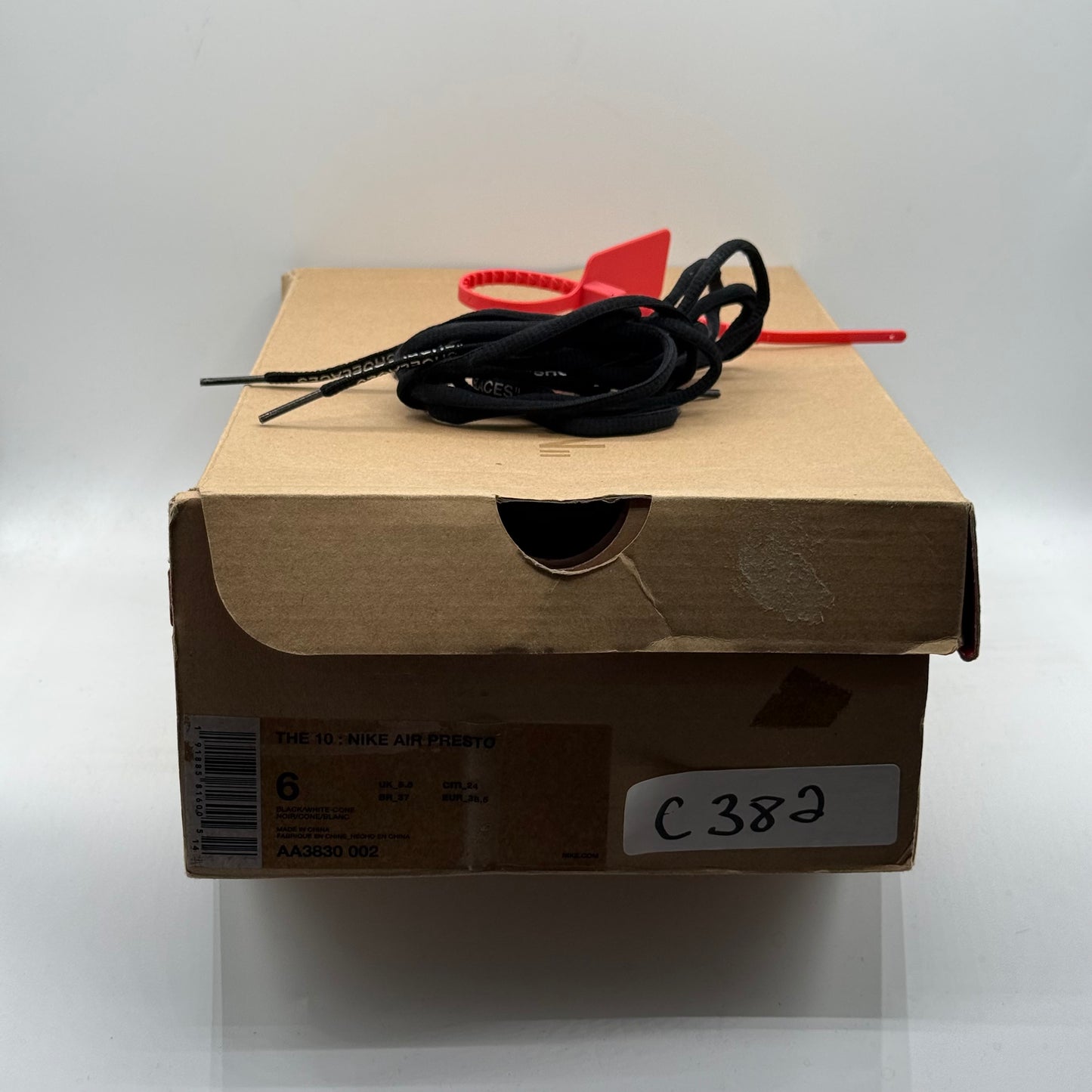 (Used) Nike Off White Presto Black Size 6