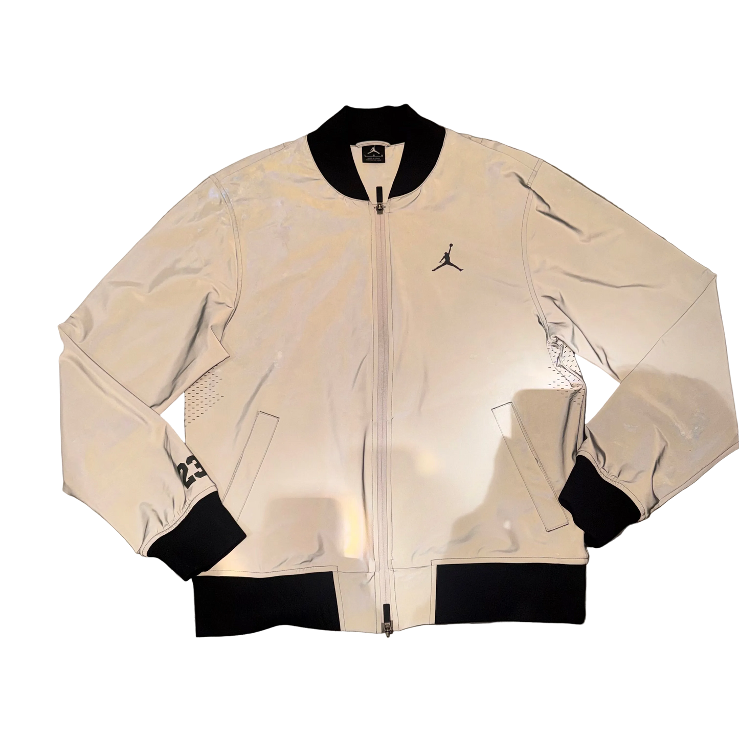 Nike Air Jordan Reflective Bomber Jacket Size Large