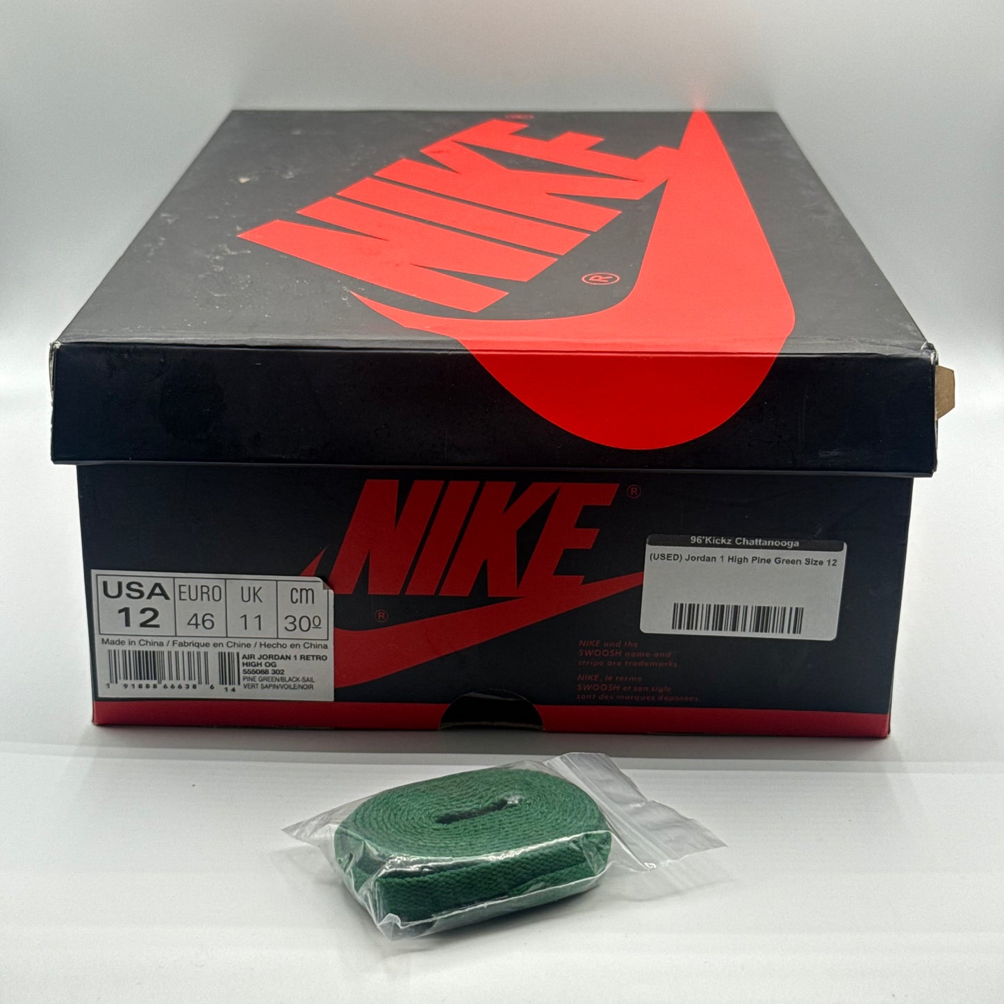 (USED) Jordan 1 High Pine Green Size 12