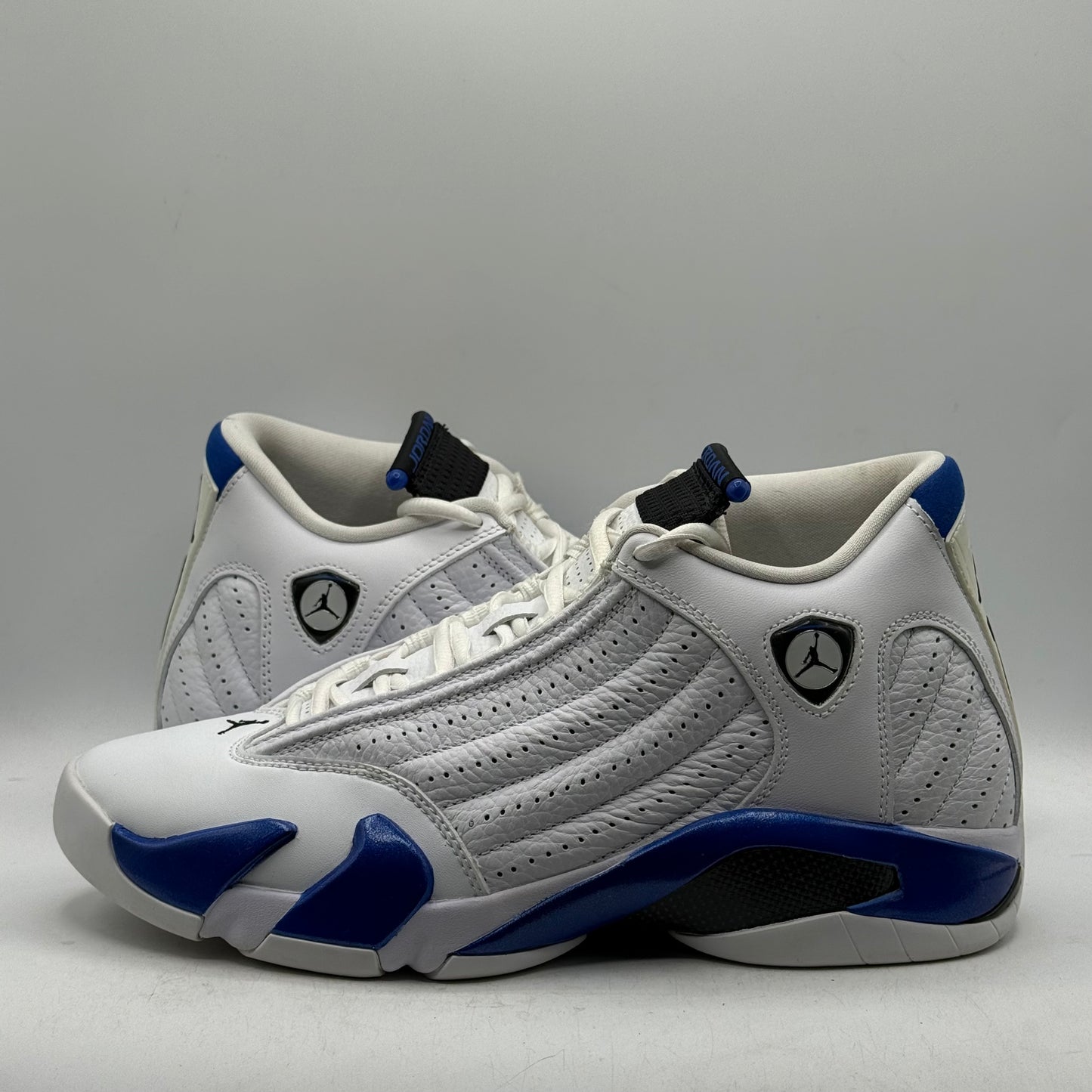 (Used) Jordan 14 White Hyper Royal Size 9