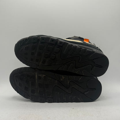(Used No Box) Nike Air Max 90 Off-White Black Size 8