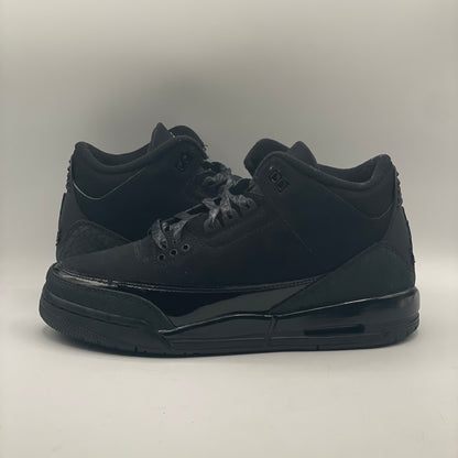 (USED) Jordan 3 Black Cat Size 6.5Y
