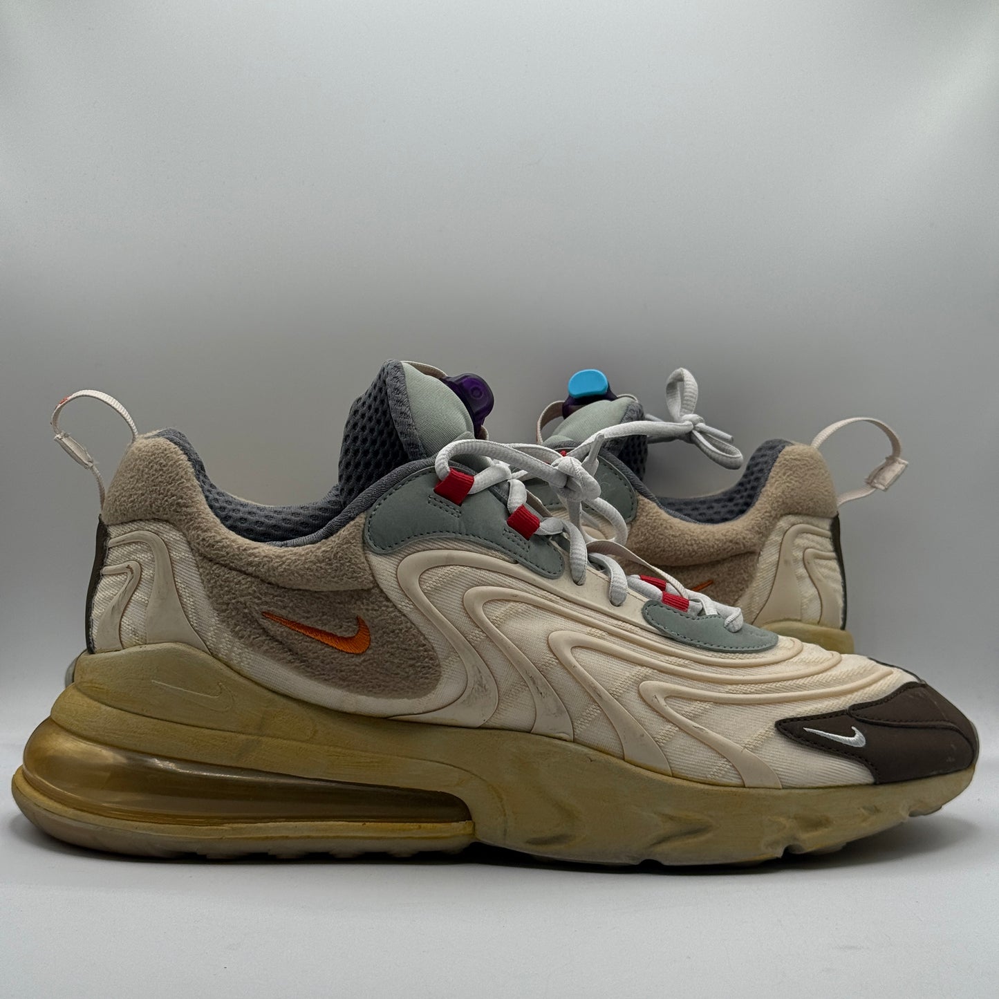 (USED NO BOX) Nike Air Max 270 React Travis Scott Cactus Trails Size 14
