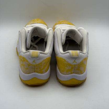 (USED) Jordan 11 Low Yellow Snakeskin Size 8W/6.5Y